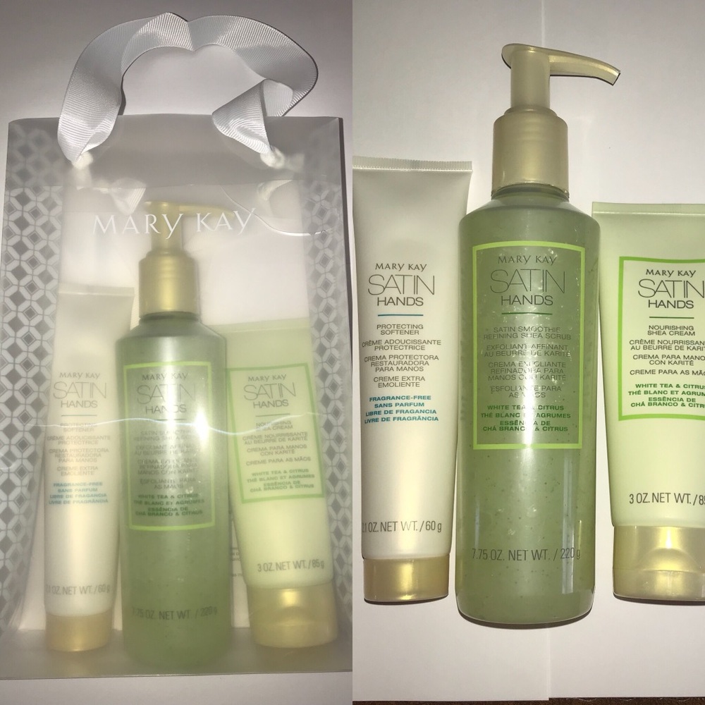 NIB Mary Kay White Tea & Citrus Satin Hands Set